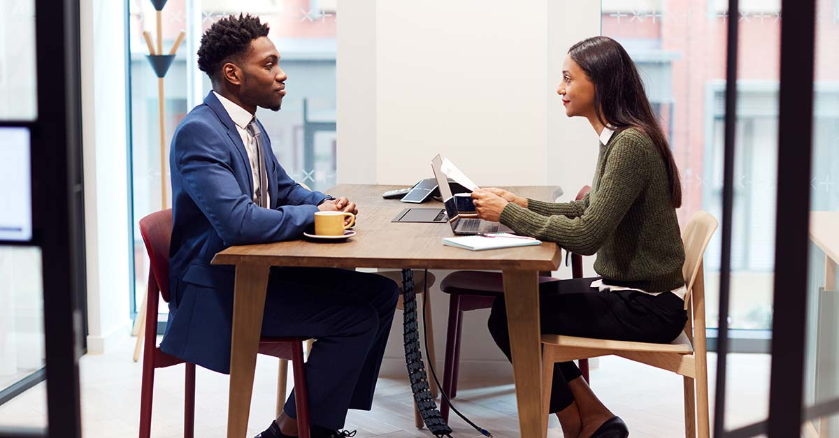 Interview preparation session